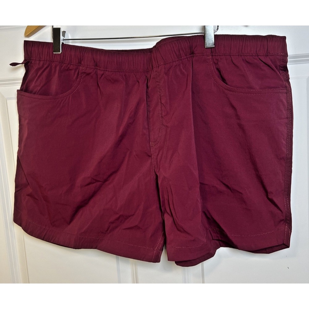 Carhartt Women's Force Ripstop Work Shorts 2XL Burgundy BS5266‑W Relaxed Fit NWT - Picture 1 of 16